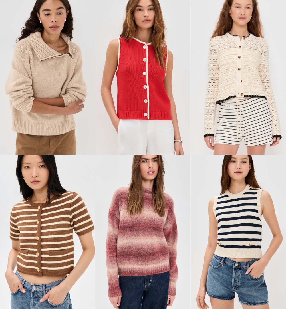 Shopbop 折扣針織小外套穿搭靈感分享、單品推薦