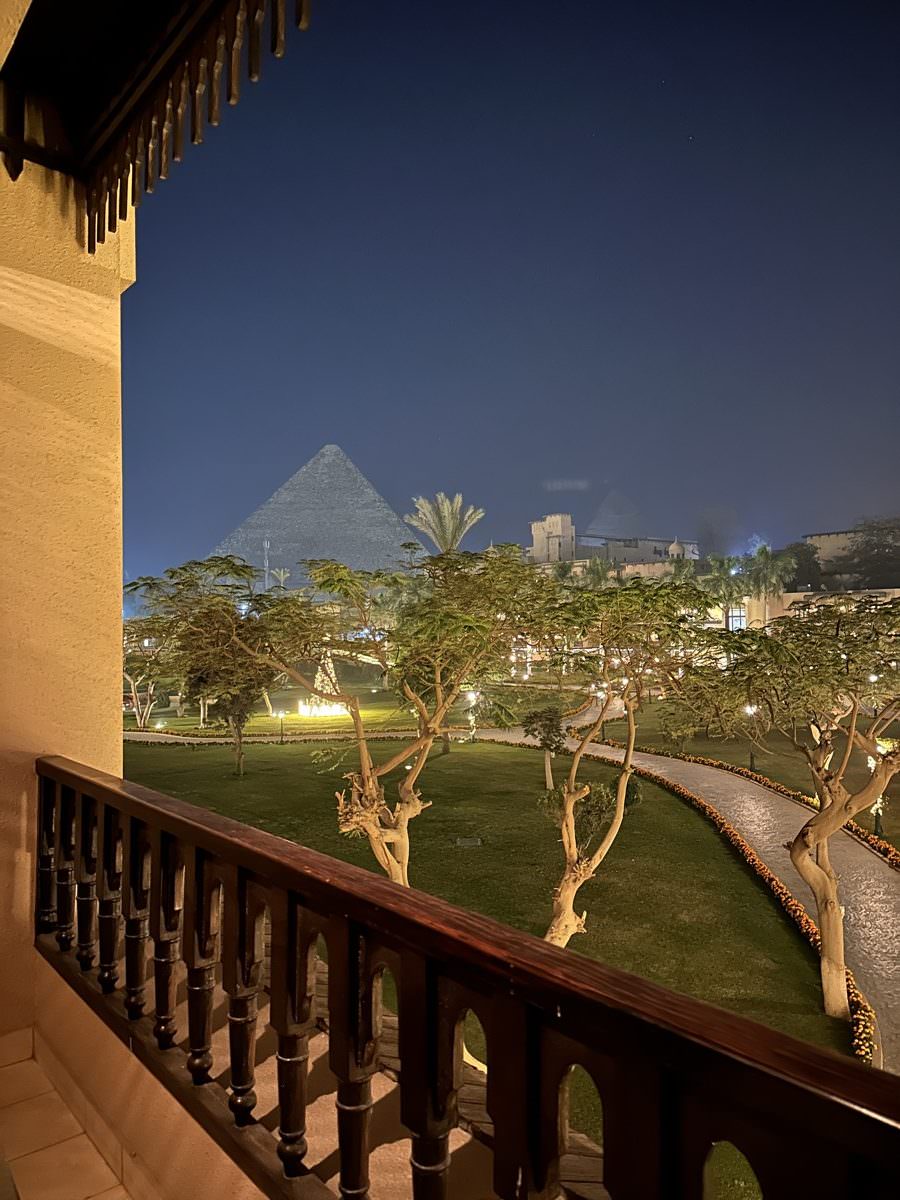 egypt 埃及酒店陽台景象